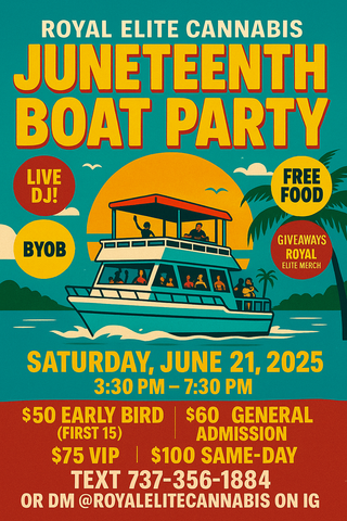 Juneteenth Boat Party Ticket